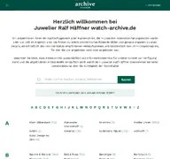 Kleine Seitenvorschau von archive.watch.de