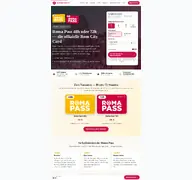 Kleine Seitenvorschau von romapass.de