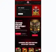 Kleine Seitenvorschau von mymysterybox.de