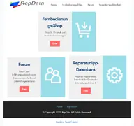 Kleine Seitenvorschau von repdata.de