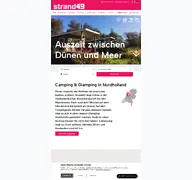 Kleine Seitenvorschau von strand49.de