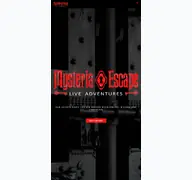 Kleine Seitenvorschau von mysteria-escape.de