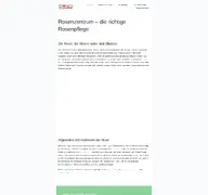Kleine Seitenvorschau von rosenzentrum.de