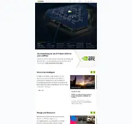 Kleine Seitenvorschau von nvidia.de