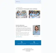 Kleine Seitenvorschau von zahnmedizin-dr-boeck.de