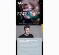 Kleine Seitenvorschau von zahnmedizin-greven.de