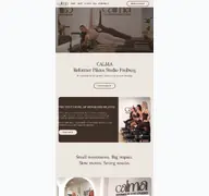 Kleine Seitenvorschau von calma-reformerpilates.de