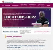 Kleine Seitenvorschau von herzbewusst.de