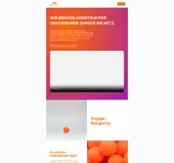 Kleine Seitenvorschau von engagently.com