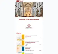Kleine Seitenvorschau von herzjesu-weimar.de