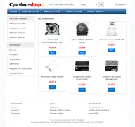 Kleine Seitenvorschau von cpu-fan-shop.de