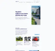 Kleine Seitenvorschau von zoepnv-sued.de