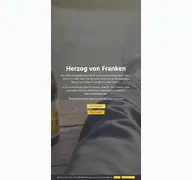 Kleine Seitenvorschau von herzog-von-franken.de