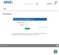 Kleine Seitenvorschau von argedv.liha-werbung.de