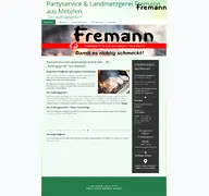 Kleine Seitenvorschau von fleischerei-fremann.de