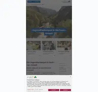 Kleine Seitenvorschau von sachsen-anhalt.jugendherberge.de