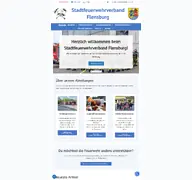 Kleine Seitenvorschau von flensburger-feuerwehren.de
