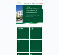 Kleine Seitenvorschau von hessing-kliniken.de