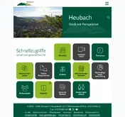 Kleine Seitenvorschau von heubach.de
