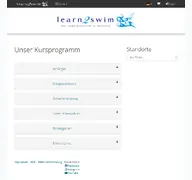 Kleine Seitenvorschau von learn2swim.course-manager.de