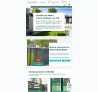 Kleine Seitenvorschau von stahlzaun.de