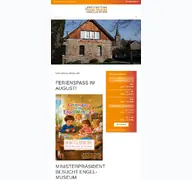Kleine Seitenvorschau von engel-museum.de