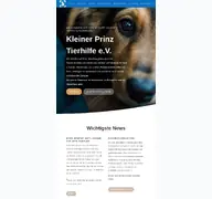 Kleine Seitenvorschau von kleiner-prinz-tierhilfe.de