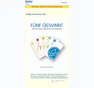 Kleine Seitenvorschau von kneipp-dresden.de
