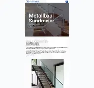 Kleine Seitenvorschau von metallbau-sandmeier.de