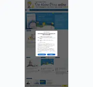 Kleine Seitenvorschau von exuperysprinz.de