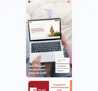 Kleine Seitenvorschau von ezvk.de