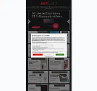 Kleine Seitenvorschau von artcard.art-magazin.de