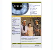 Kleine Seitenvorschau von artechock.de