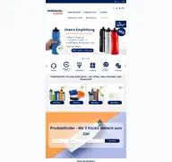Kleine Seitenvorschau von trinkflaschenexpress.de
