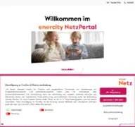 Kleine Seitenvorschau von startseite.portal.enercity-netz.de