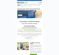 Kleine Seitenvorschau von kraemershop.de