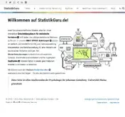 Kleine Seitenvorschau von statistikguru.de