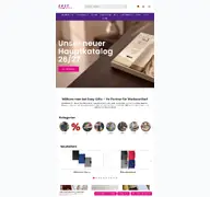 Kleine Seitenvorschau von easygifts.de