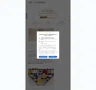 Kleine Seitenvorschau von artinwords.de
