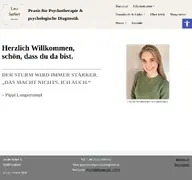 Kleine Seitenvorschau von praxis-psychotherapie-kalletal.de