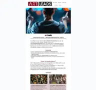 Kleine Seitenvorschau von artleads.de