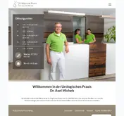 Kleine Seitenvorschau von urologische-praxis-michels.de