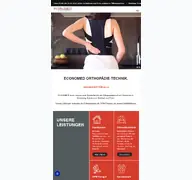 Kleine Seitenvorschau von economed-orthopaedietechnik.de