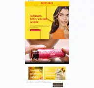 Kleine Seitenvorschau von burtsbees.de