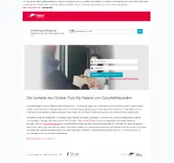 Kleine Seitenvorschau von paketversand.post-modern.de