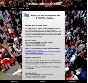 Kleine Seitenvorschau von nachttanzdemo-giessen.de