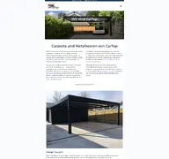 Kleine Seitenvorschau von cartop-carports.de