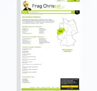 Kleine Seitenvorschau von paderborn.frag-christel.de