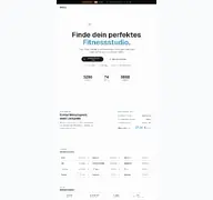 Kleine Seitenvorschau von fitradar.de