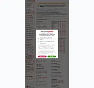 Kleine Seitenvorschau von kalenderpedia.de